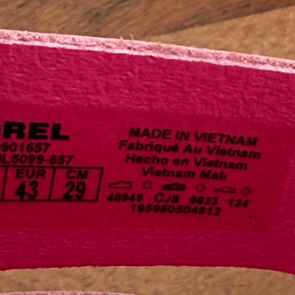 SOREL ONA Streetworks Fisherman Mid Gladiator Sandal  Pink Platform Women 12
